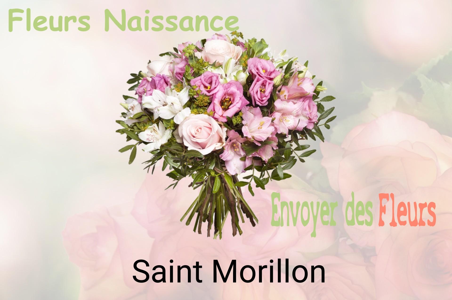 Bouquet de fleurs de naissance livré à Saint-Morillon