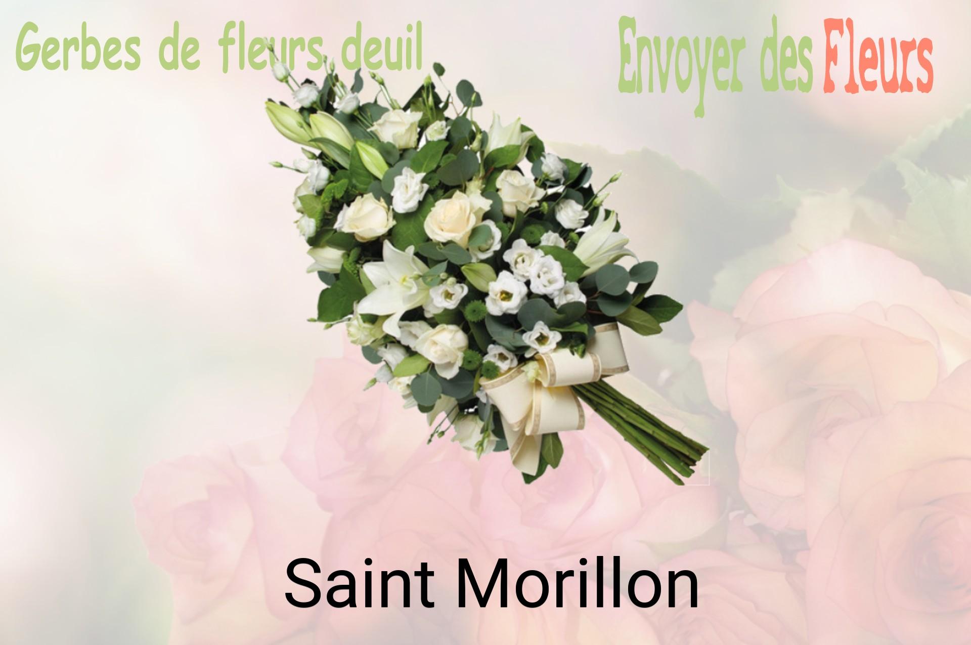 Gerbe de fleurs de deuil livrée à Saint-Morillon